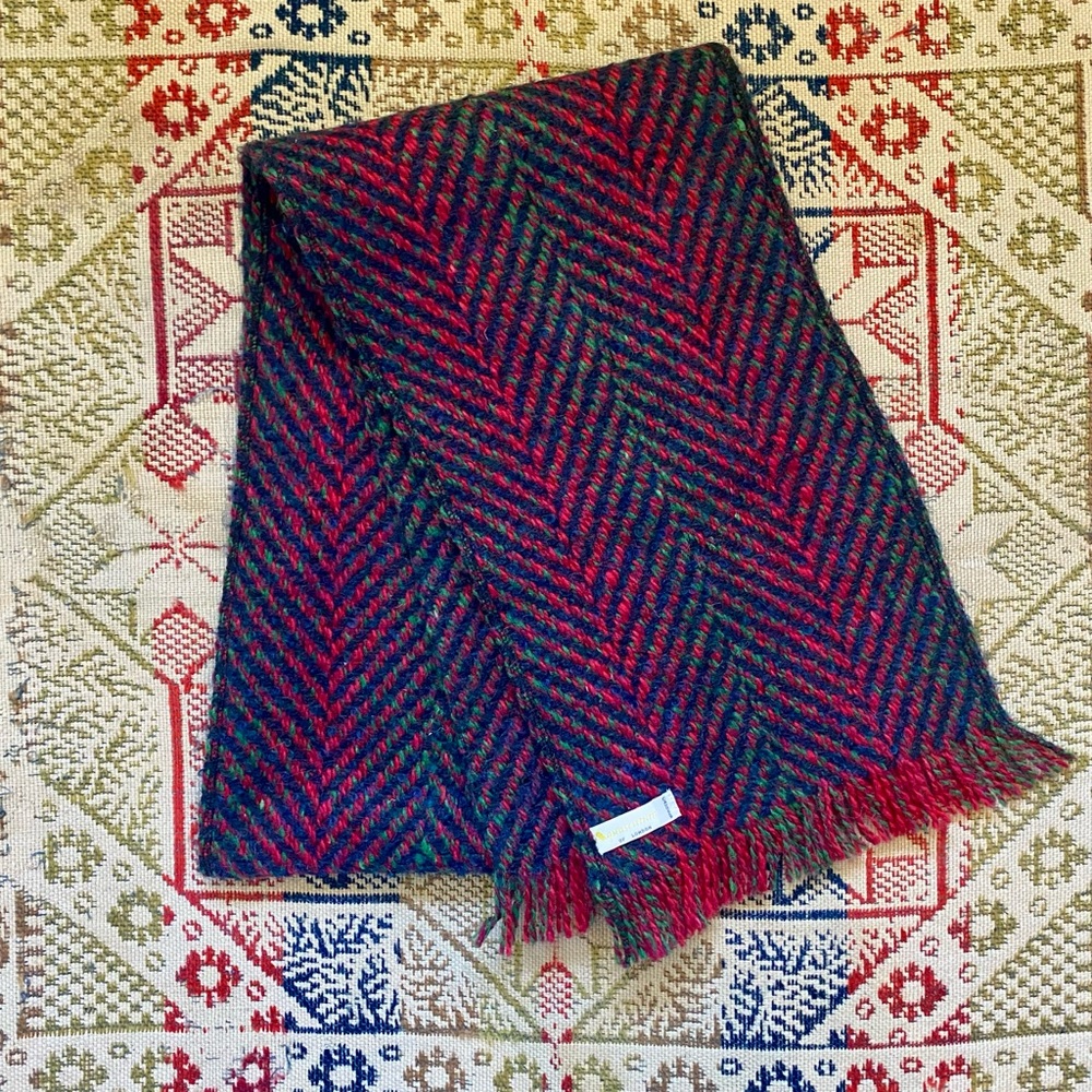 Vintage Aquascutum of London Wool Scarf